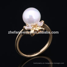 anillo de servilleta con cuentas de perlas de alta calidad de la venta caliente